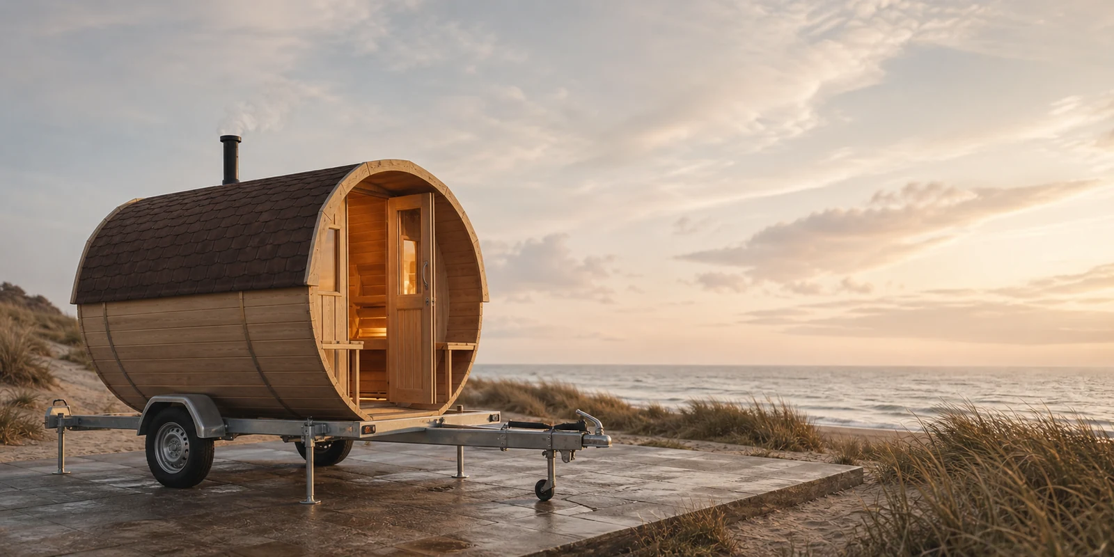 ROOT sauna aan de Nederlandse kust